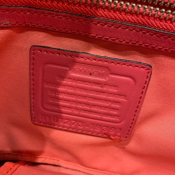 Special Anniversary Leather Coach Tote Bag - Picture 9 of 16